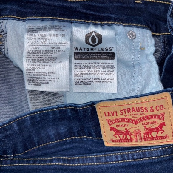 Levi's 711 Skinny Jeans Women's Size 31 Dark Wash Denim Classic - Picture 2 of 5